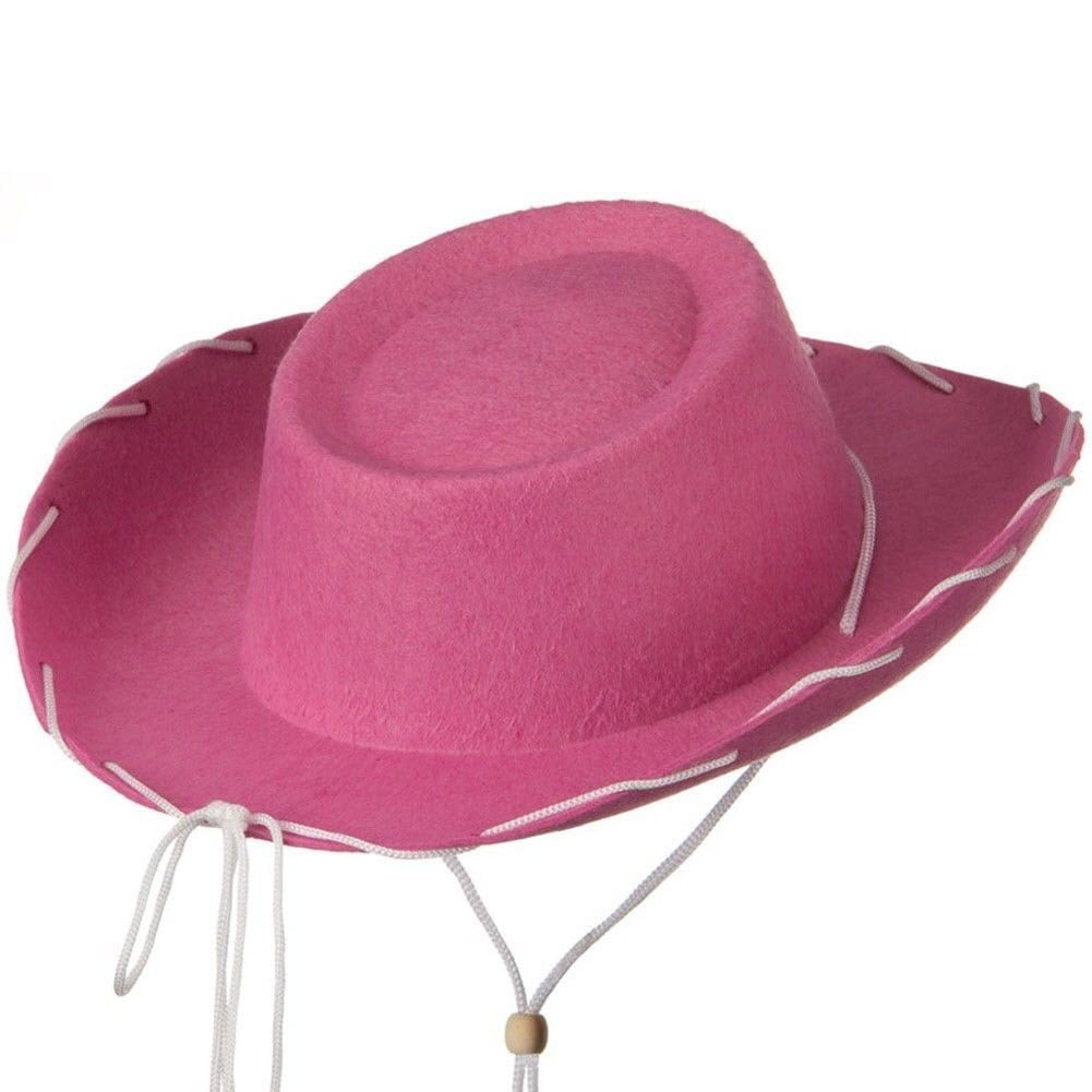 Jacobson Hat Pink Felt Cowboy Child Hat Woody Toy Story Jessie Cowgirl Sheriff Costume Movie Pink One Size