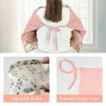 thumbnail image 5 of ANYEDDE 2-Pack Nursing Covers for Breastfeeding - Lightweight,Breathable Baby Breastfeeding Covers with Arch Neckline & Adjustable Straps,Pink & Bunny Design,Privacy Nursing Cover for Women, 5 of 9