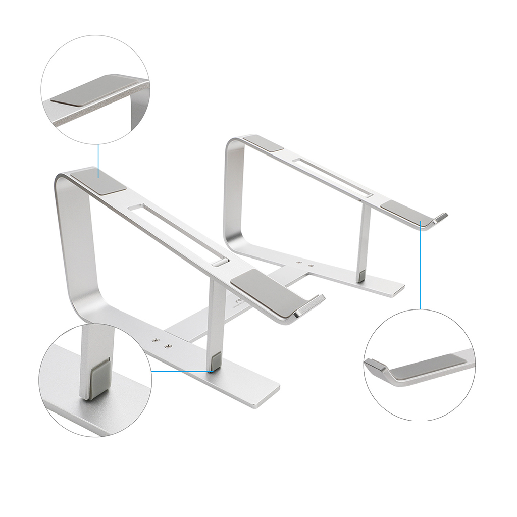 Aluminum Laptop Stand for Desk Compatible for Mac for MacBook Pro Air for Apple