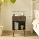 thumbnail image 2 of Mesita de noche Fultyle Mid Century Modern con cajón y almacenamiento, 2 of 7