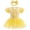 Short sleeve yellow, variant on WIBACKER Infant Baby Girls Romper Tutu Dress 3-18M Princess Bodysuit Tulle Dresses with Headband Birthday Christmas Halloween Costume