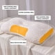 thumbnail image 5 of Fundas de almohada, fundas de almohada, fundas de cojín decorativas. Núcleo suave que no se deforma, protege la columna cervical y facilita el sueño. Almohadas de masaje para adultos y estudiantes., 5 of 6