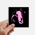 thumbnail image 1 of Goat l Dead Hunts Art Deco Fashion Sticker Square Waterproof Stickers Wallpaper Car Decal, 1 of 1