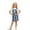 a-77Blue19, variant on Girls Kids Adjustable Strap Bib Overall Skirt With Classic Gingham Plaid Print A Line Loose Fit For Daily Playtime Casual Summer Outdoor Daily Outings Trendy Skirts