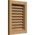 thumbnail image 3 of 14"W x 16"H Rectangle Gable Vent (19"W x 21"H Frame Size): Unfinished, Functional, Smooth Western Red Cedar Gable Vent w/ Brick Mould Face Frame, 3 of 6