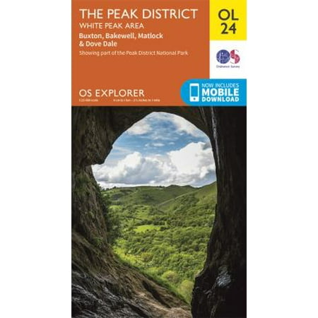 OS Explorer OL24 The Peak District (OS Explorer Map) (Best Places To Visit In Peak District)