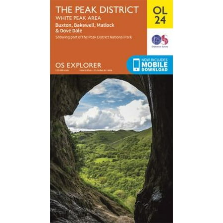 Adirondack High Peaks Map - OS Explorer OL24 The Peak District (OS Explorer Map) (Map)
