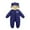 Blue, variant on Kayannuo Christmas Newborn Infant Baby Boys Hooded Girls Thick Snowsuit Romper Coat Outwear