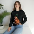 thumbnail image 5 of Cat Butt Christmas Kisses - Unisex Heavy Blend™ Crewneck Sweatshirt, 5 of 5