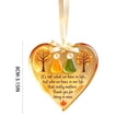 thumbnail image 7 of Heart-Shaped Sea Glass Friendship Ornaments - Fall Decor Acrylic Ornaments Best Friend Gifts Hanging Christmas Decorations, Best Friends Forever, 7 of 7