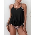 thumbnail image 2 of Xishao Traje de baño Tankini de Dos Piezas para Mujer Bañador con Chaleco y Pantalones Cortos Leopardo XL Leopardo XL Xishao ropa, 2 of 2