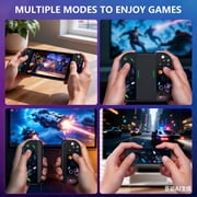 Joypad Controller Compatible with Switch/Lite/OLED Controller (L/R)+Lanyard,Support Motion Control/Dual Vibration-Brown/Yellow