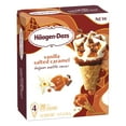 thumbnail image 5 of Haagen-Dazs Vanilla Salted Caramel Belgian Waffle Ice Cream Cone, 4 Count, 5 of 11