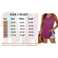 thumbnail image 6 of Womens Tank Tops V Neck Basic Solid Color Casual Flowy Summer Sleeveless, 6 of 12