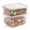 White, variant on SIGNORA WARE 2-Pack 3L & 6.5L Food Storage Containers with Lids, Black