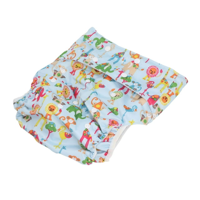 Elderly Nappy Cover, Adult Cloth Diaper Excellent Absorption Leakproof Comfortable for Daily Care T10,B19