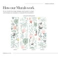 thumbnail image 5 of Kids Pastel Floral Mural Wallpaper, 5 of 5