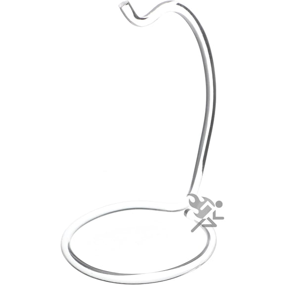OnFireGuy 5.5" Clear Acrylic Ornament Display Stand Decor Holder Hanger, 2 Pack