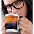 thumbnail image 2 of 3drose, Alberta, Baniff Np, Sunset on Mountain Ridges-cn01 Jmi0009 - Janis Miglavs, 11oz Two-tone Black Mug, 2 of 6