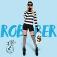thumbnail image 2 of Joyfy Adult Women Robber Costume, Bank Robber Costume Woman for Halloween Costume and Party Cosplay for Fun, 2 of 8