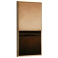 thumbnail image 4 of Large Framed Canvas Print Brown Abstract Modern Wall Art Neutral Decorative for Living room Bedroom - 60"x30" Natural Frame, 4 of 7