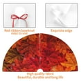 thumbnail image 4 of Sikiie Autumn Leaf 30-48 inches {designName} Print Christmas Tree Skirt Snowman Xmas Tree Skirt with Edge Christmas Decorations for Holiday Party30", 4 of 7