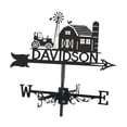 thumbnail image 3 of Colaxi Vane Weathervane Easy to Install Gift Decorative Iron Decoration Wind Direction Indicator for Courtyard Outdoor House, 3 of 8