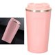 thumbnail image 3 of Taza de viaje de café Taza aislada de doble pared de acero inoxidable 304 de grado alimenticio para bebidas frías y calientes 510 ml rosa, 3 of 12