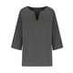 thumbnail image 4 of ICHUANYI Clearance Women's Fashion Casual Printing V-Neck Short Sleeve Loose T-Shirt Pullover Tops(Gray, XL) ICHUANYI WER2023080702010, 4 of 6