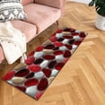 thumbnail image 4 of Corridor Stone Patterned Carpet with 3D Pebble Design Washable Floor Mat for Entrance Bathroom and Kitchen Use, 4 of 5