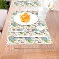 thumbnail image 5 of XMXT 1 Pcs PVC Woven Placemats, Cute Calculator Pattern Stain Resistant Anti-Skid Place Mats for Dining Table, 12 x 18 inches, 5 of 6