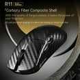 thumbnail image 6 of ATTACK SHARK R11 ULTRA Carbon Fiber Wireless 8K PAW3950MAX Gaming Mouse with C06 Ultra LED Cable, 6 of 9