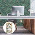 thumbnail image 6 of Yayeee Duplex Wall Plate 1-Gang 4.5"x2.7" Home Receptacle Light Switch Decorative Outlet Cover, Beige Floral, 6 of 7