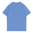 thumbnail image 3 of Moonsky AI/tungtungtungsahur T-Shirt Summer Tshirts Casual Loose Girls T Shirt Graphic Clothes Fashionable Round Neck Short Sleeve Work Clothes Printed Tops For Aldult Summer Tops(2XL#Blue), 3 of 3
