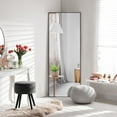 thumbnail image 3 of Giantex Full Length Mirror, 59inch Large Floor Rectangle Bedroom Mirror,  Standing or Wall-Mounted Dressing Mirror, 3 of 9
