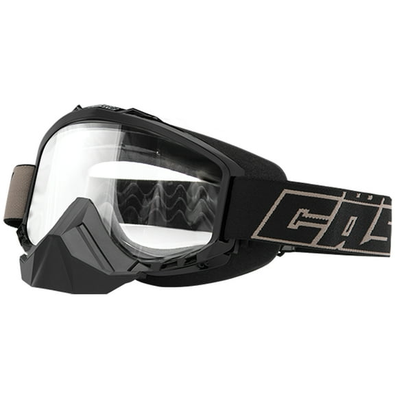 Castle Force Snow Goggles Black w/Clear Lens