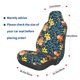 thumbnail image 3 of Balery Blue Floral Funda de Asiento para Auto con Diseño - Cubierta Frontal Suave y Transpirable con Protector Antideslizante- 1 Unidad, 3 of 5
