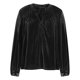 thumbnail image 4 of AUNVITO Women's Velvet V-Neck Long Sleeve Blouse Elegant and Luxurious Casual Style, 4 of 9