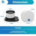 thumbnail image 3 of Kit de filtros LANROON IX141 para Shark IX141 IX140 IZ140 IX142, 3 of 8