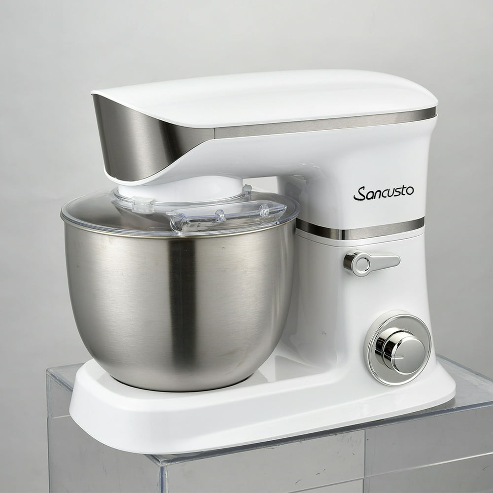 Sancusto Stand Mixer, Dough Mixer 600W 6 Speeds Dough Maker Dough Blender, 5L Bowl with AntiOil