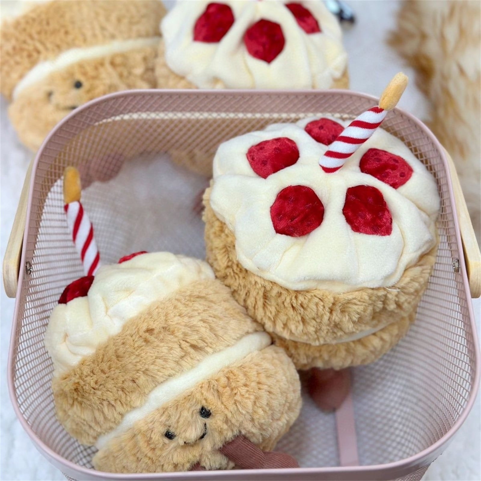 Amuseables Birthday Cake|6.3in|Soft Stuffed Cuddly Plush Toys