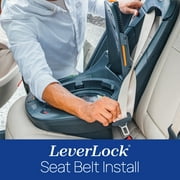 Fit360® ClearTex® Rotating Convertible Car Seat with 360 Degree Rotation for Rear-Facing and Forward-Facing, LeverLock® Self-Tensioning Lock System