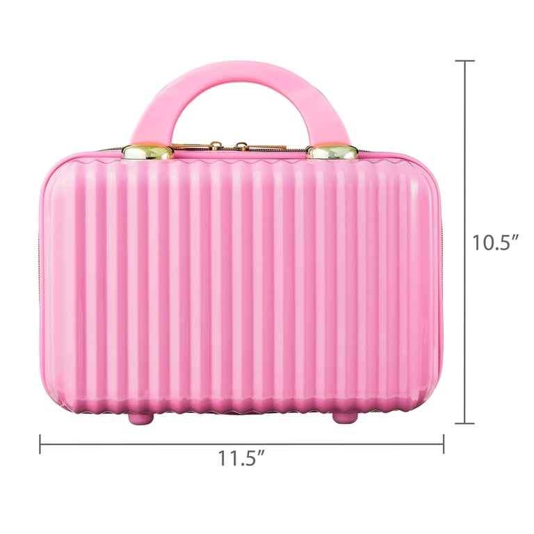 discount pink travel makeup bag cosmetic bag manufacturers Large Beige Toiletry For Women Hot MAKEUP ORGANIZER BAG Wholesale Pink Bow Print Travel
