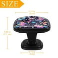 thumbnail image 3 of 4 Pcs Cabinet Handle Drawer Pulls Unicorn Knobs with Screws Square Furniture Office Cabinet Knob Decoration, 3 of 5