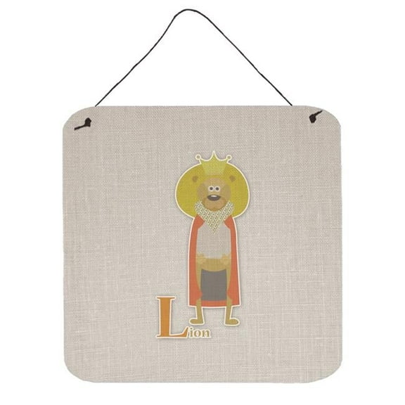 Alphabet L for Lion Wall or Door Hanging Prints