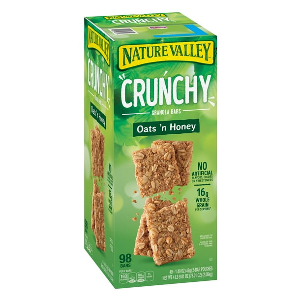 Nature Valley Granola Bars Crunchy Oats N Honey 49 Pouches 73 Oz Walmart Com Walmart Com Nature Valley Granola Bars Crunchy Oats N Honey 49 Pouches 73 Oz Walmart Com Walmart Com