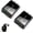 Black+Black, variant on Hyper Charge Pro Charger,4-Port Quick Charge 3.0 Hub with Temp Control & Fast Charging, USB Plug Fast Charging