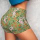 thumbnail image 4 of Fotbe Snake And Floral Shorts Sin Costuras – Shorts Deportivos de Cintura Alta para Mujer, Elásticos para Gimnasio, Yoga, Running o Ciclismo-Medium, 4 of 8