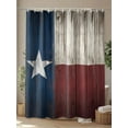 thumbnail image 4 of Retro Western Texas Stars Shower Curtain, Rustic Country Wood Bathroom Decor Curtains Set with Hooks, Waterproof Fabric Home Accessories， 66 X 72 Inch Long, 4 of 6