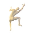 thumbnail image 2 of Creative Decoration Unique Climber Sculpture Wall Decor Resin Sculpture Creative Climber Climbing Man Wall Art Unique Climber Wall Sculpture 3D Wall Sculpture Decoration, 2 of 9